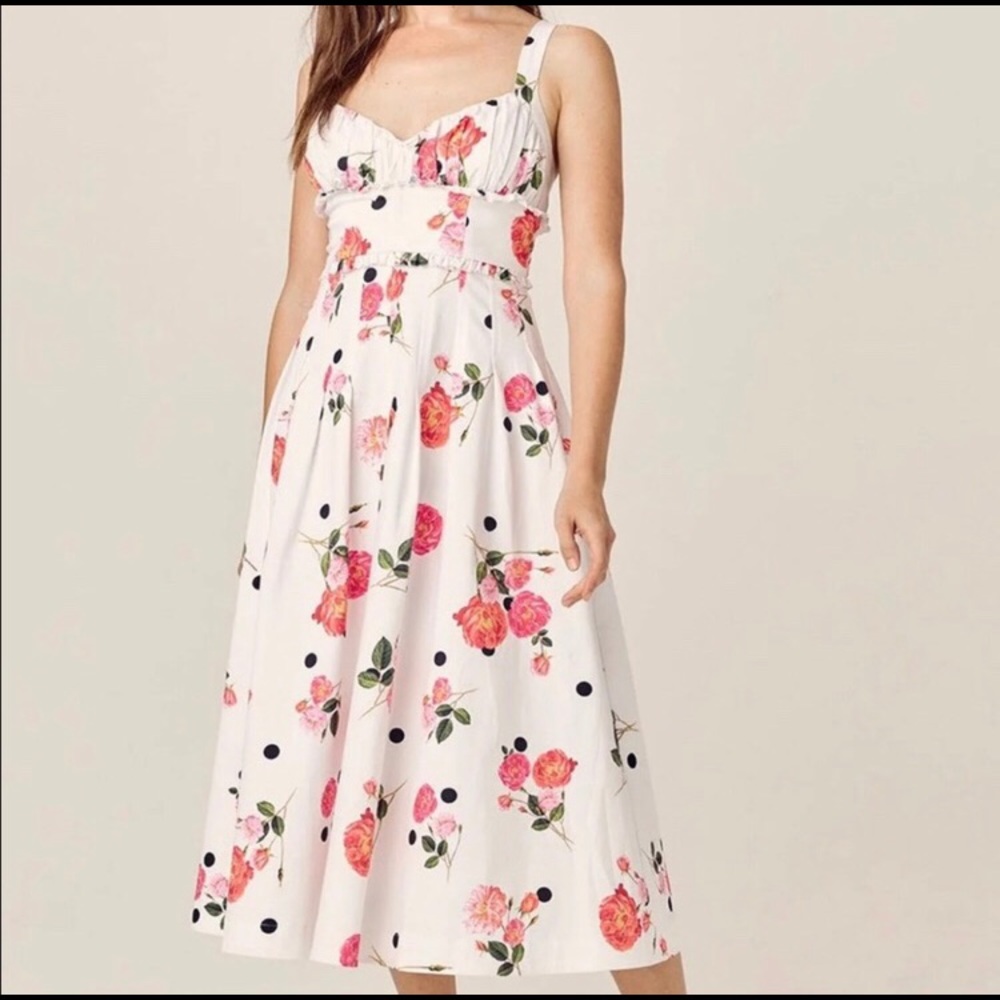 NWOT For Love & Lemons—Paloma MIDI Dress